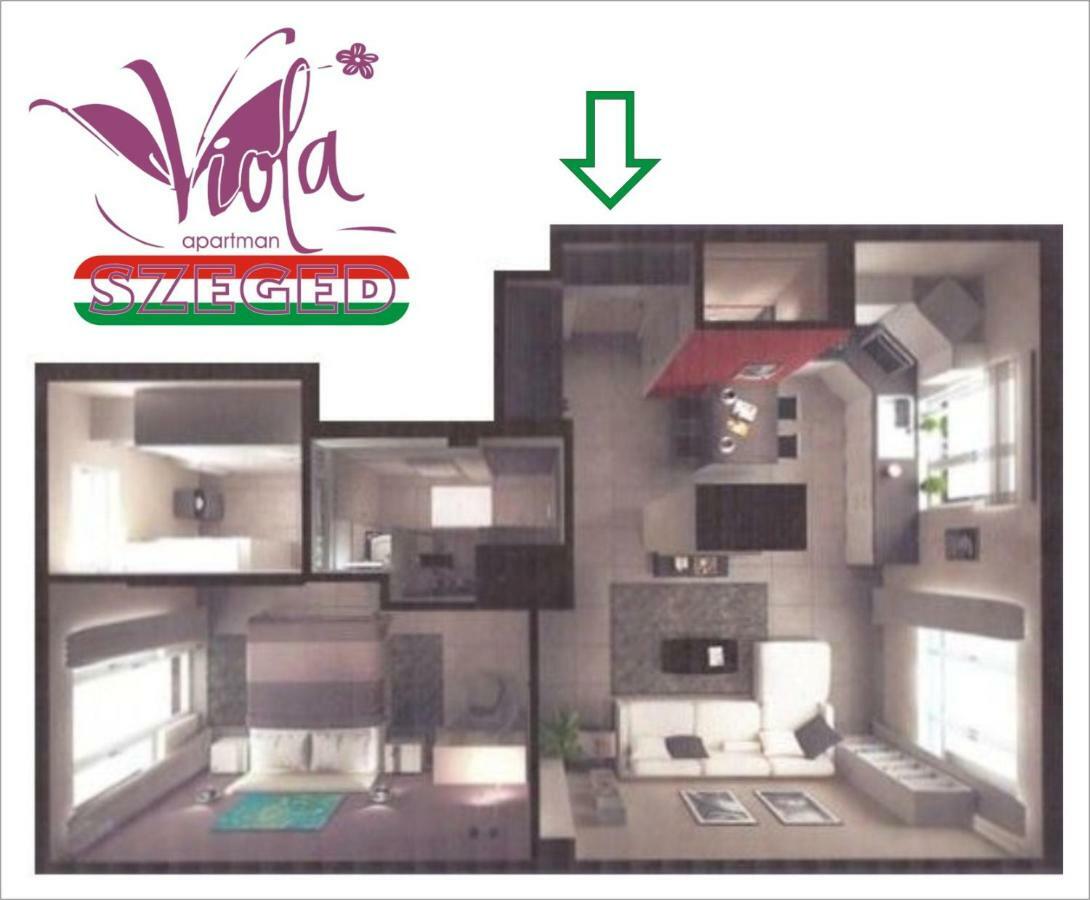 Viola Apartman With Infra Sauna Διαμέρισμα Σέγκεντ Εξωτερικό φωτογραφία